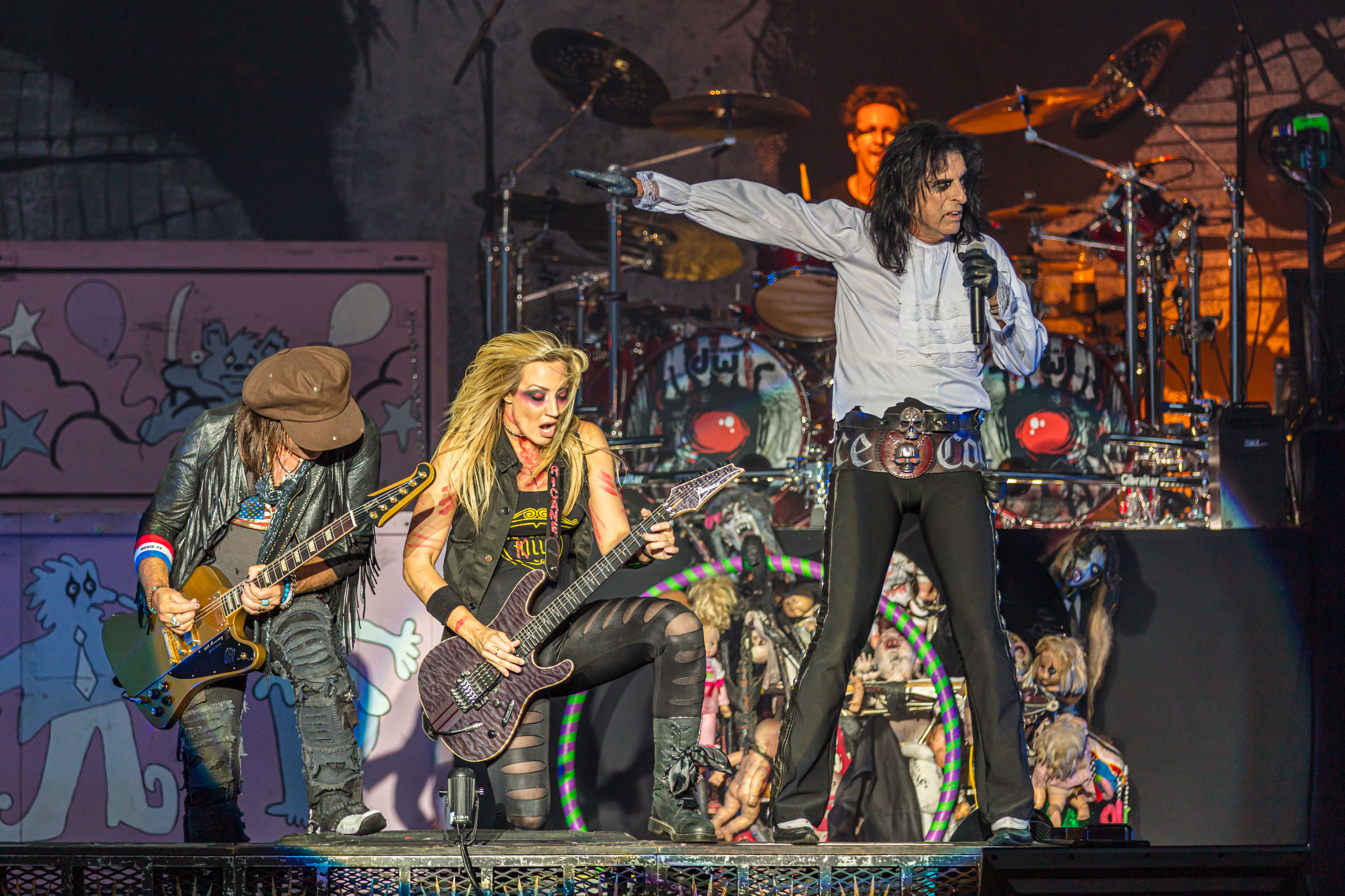 Ryan Roxie, Nita Strauss & Alice Cooper